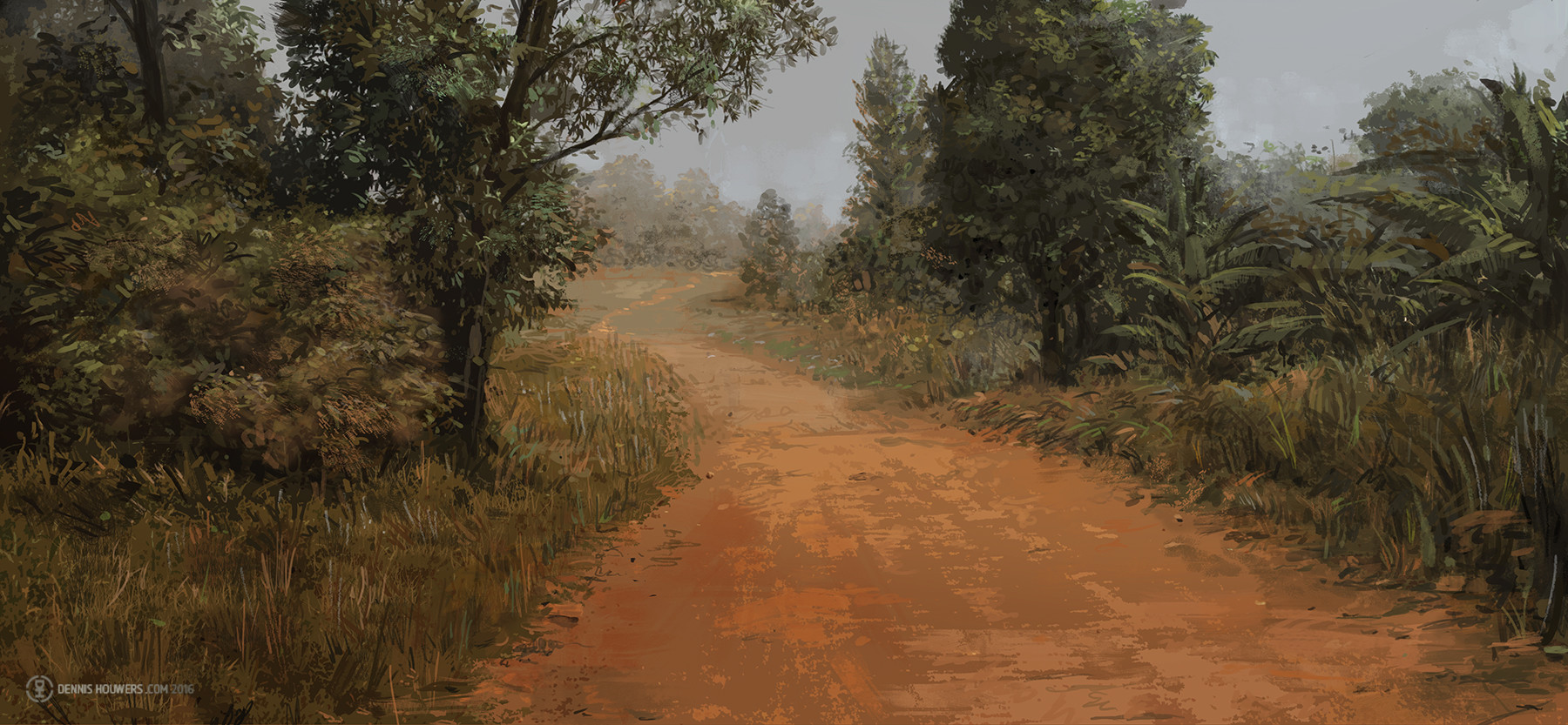The red road in, The interior